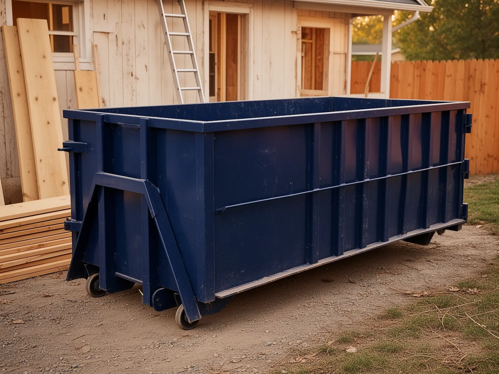 Roll-off dumpster from Little Richie's Dumpster Rental in Boynton Beach, FL